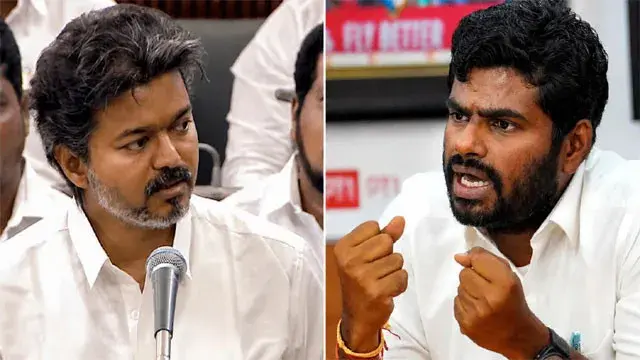 Annamalai criticizes Tamil Nadu CM Vijay's London visit