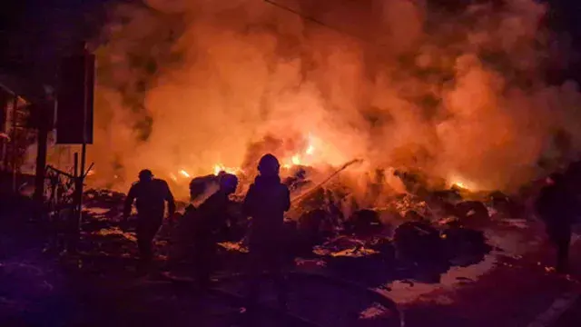 Major fire breaks out at Jaipur Mercedes workshop, luxury cars gutted