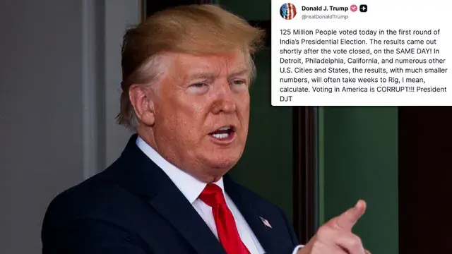 Trump mistakes Brazil for India.. strange post on social media!