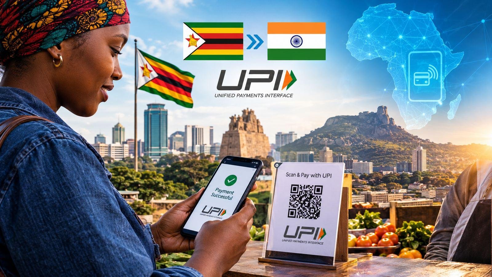 UPI in Africa's payments system.. Zimbabwe in talks with India