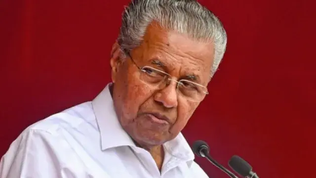 ED pastes notices at former Kerala CM Vijayan's house
