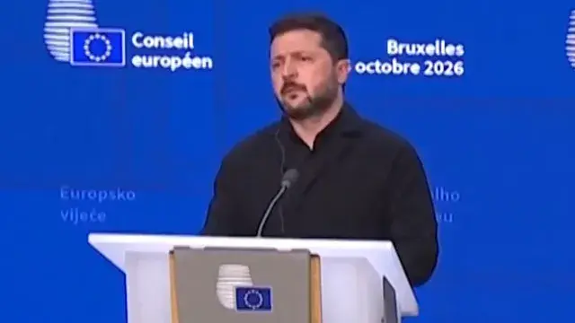 There was a commotion at Zelensky's press conference.. An unknown person caused a stink by releasing 'gases'!