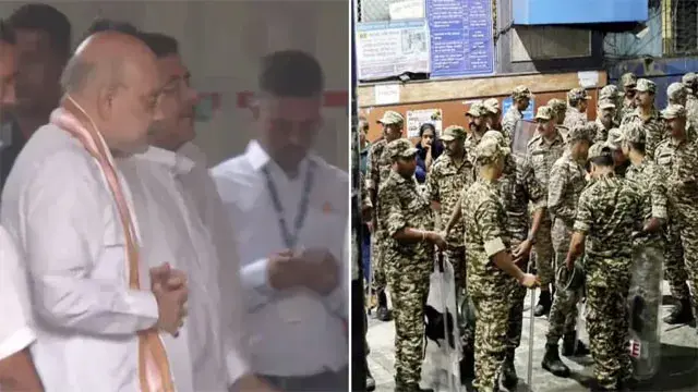 Kolkata stampede incident.. Amit Shah visits victims.. Seven arrested