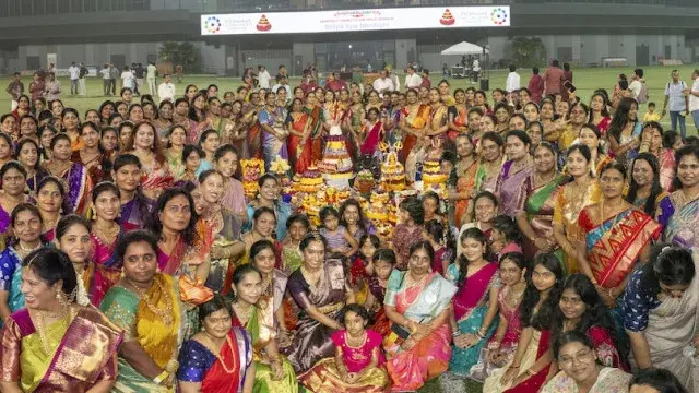 Bathukamma celebrations in Singapore under the auspices of TCSS